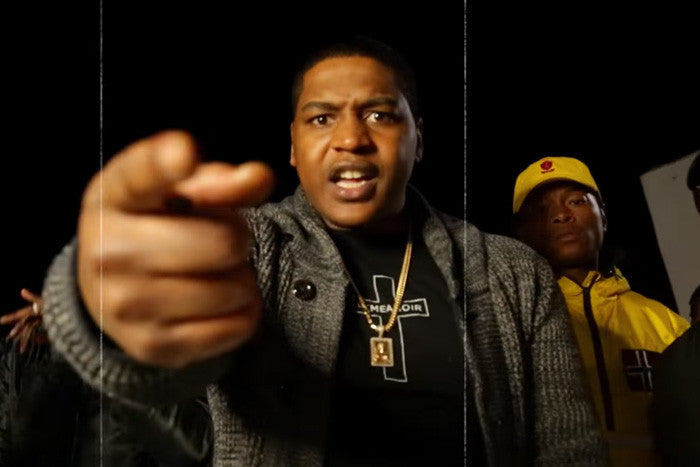 Abillyon wearing Cross Logo Shirt in "Now You Know" Video