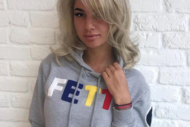 Angelika Babekov rocking Fetti Sweater
