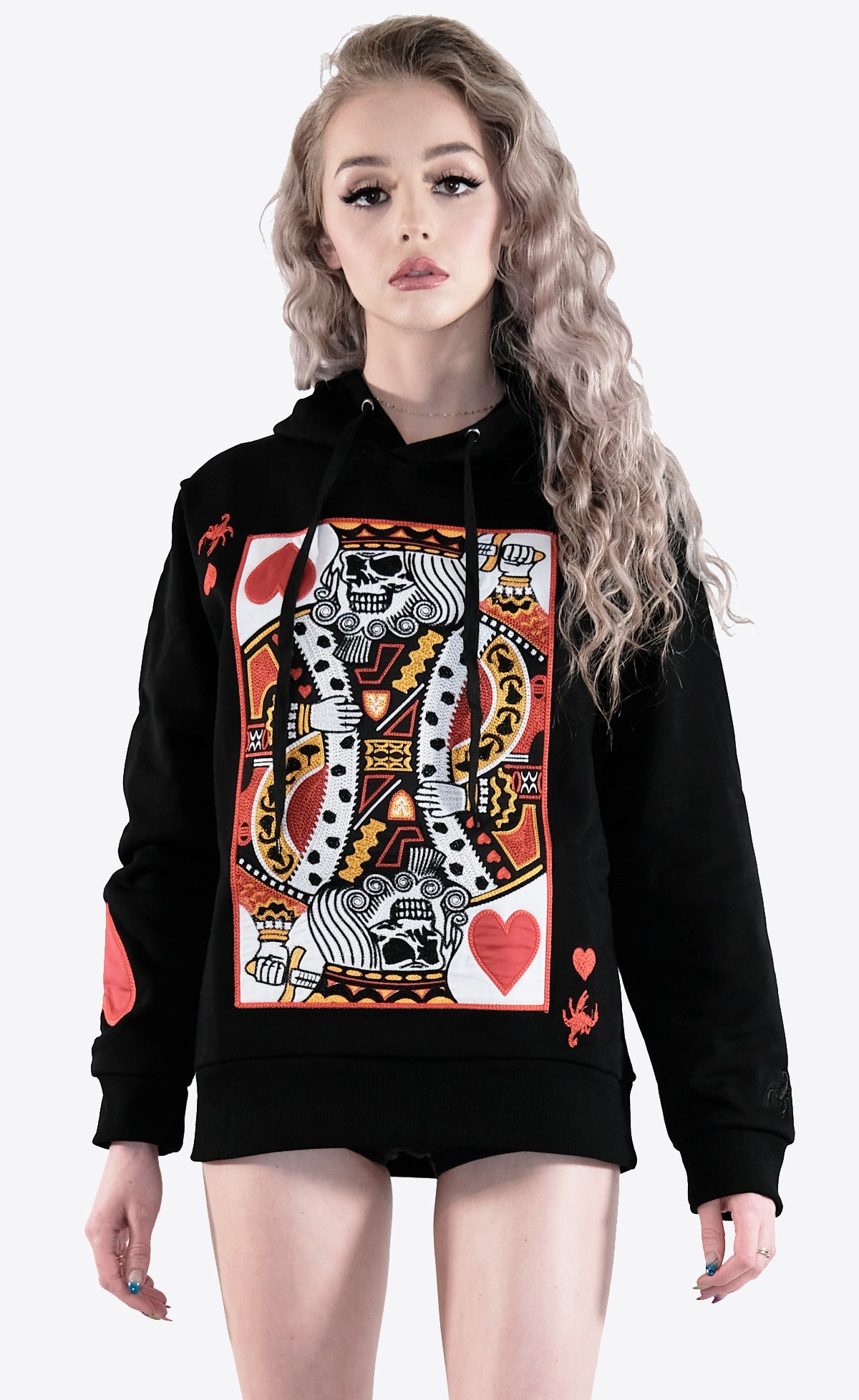 King of hearts hoodie Clearance
