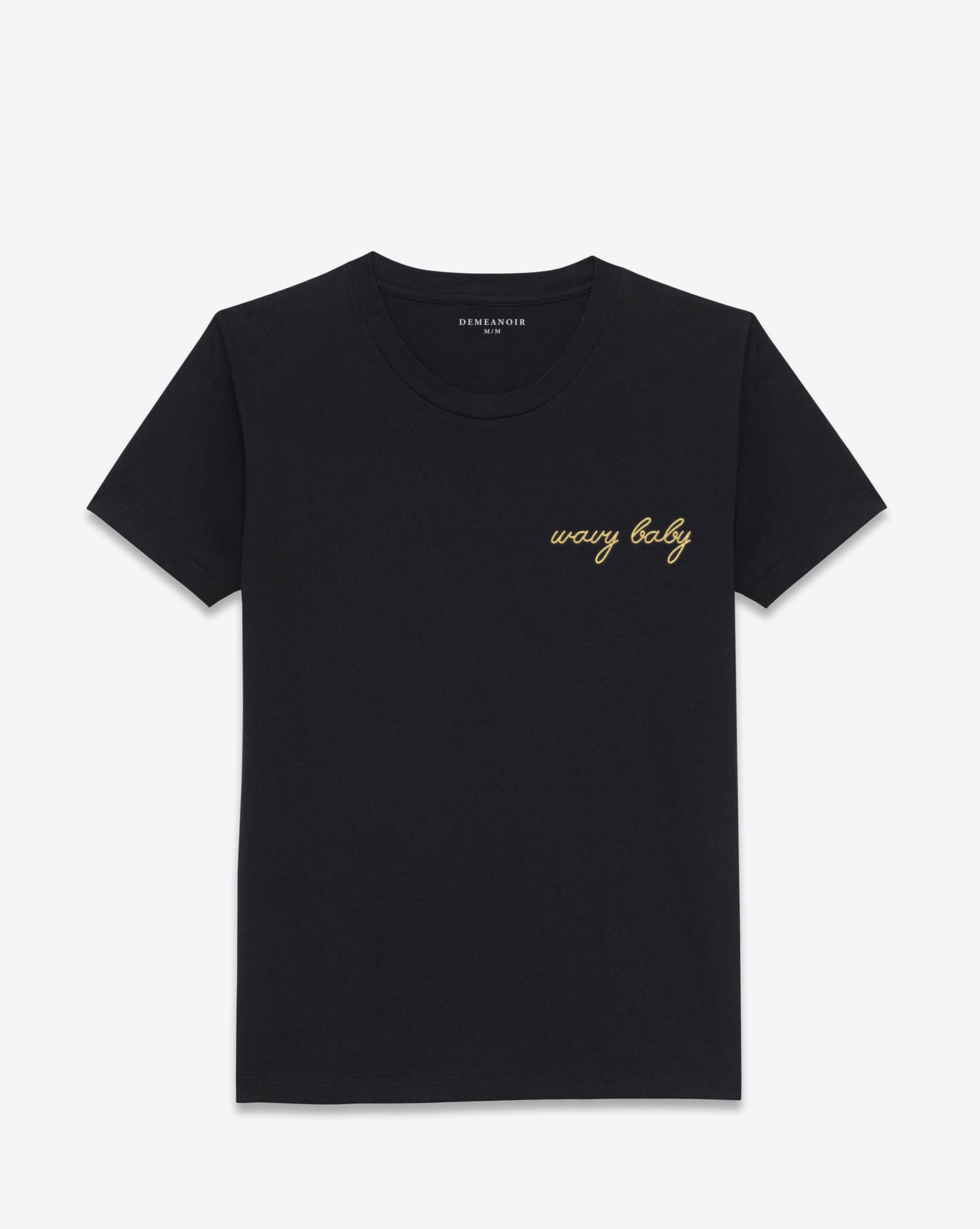 Wavy Baby T-Shirt Black - DEMEANOIR - 1